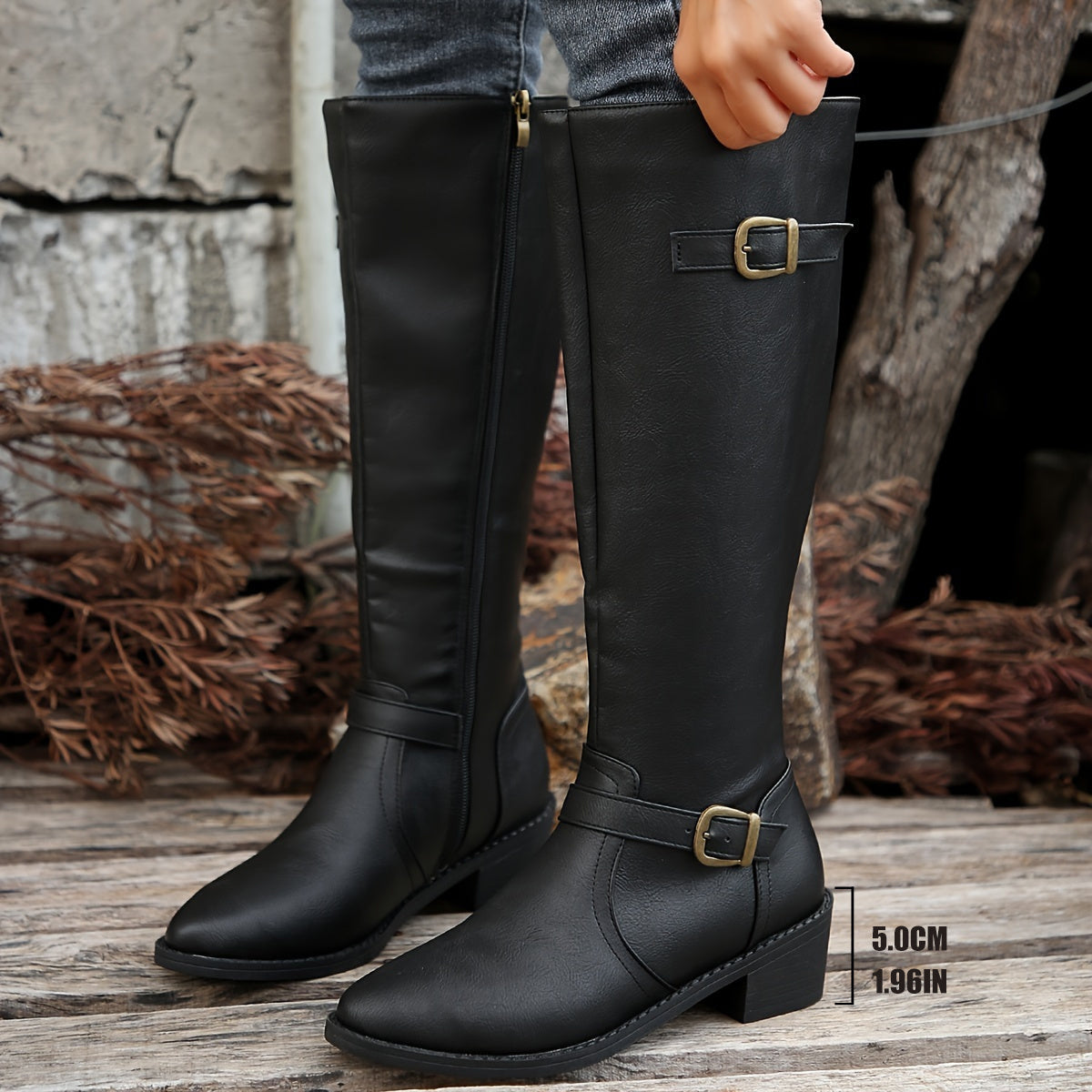 Cassia Knee-High Riding Boots