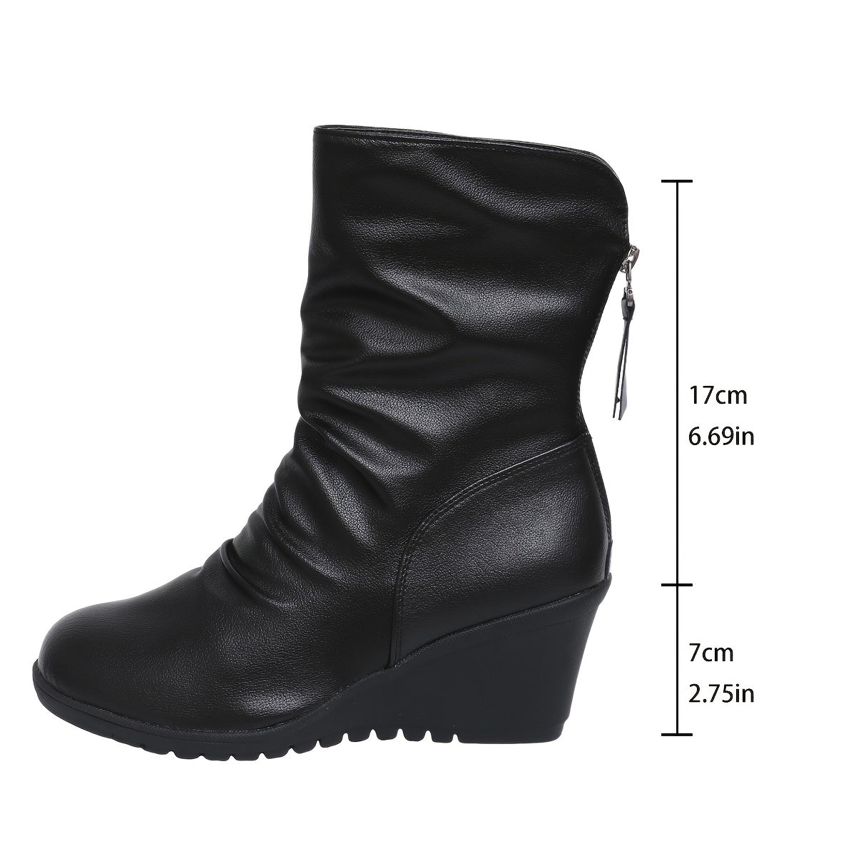 Ilaria Wedge Mid-Calf Boots