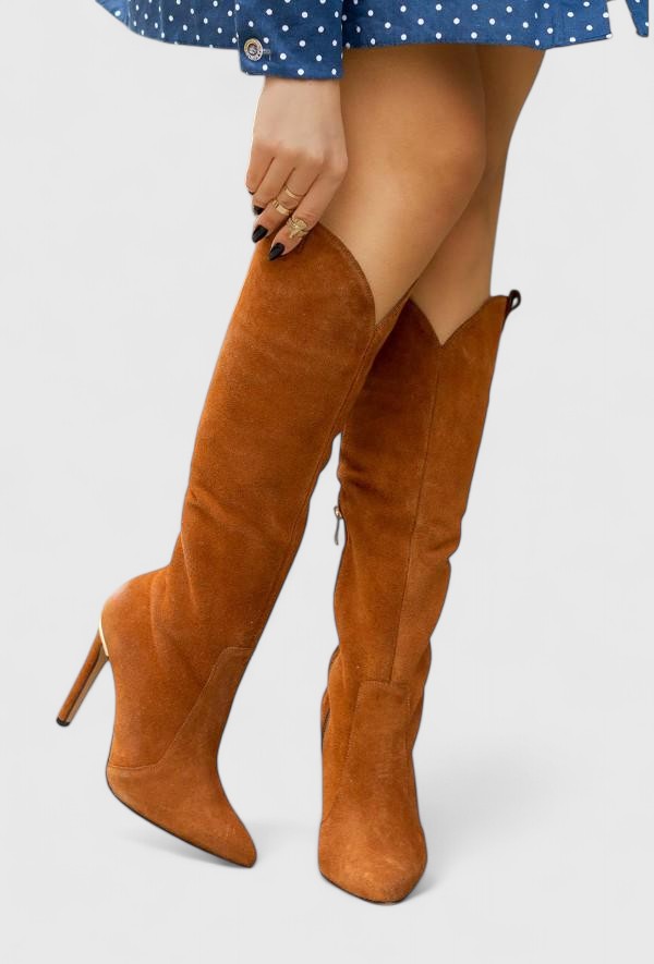 Danica Pointed Toe Stiletto Knee-High Boots