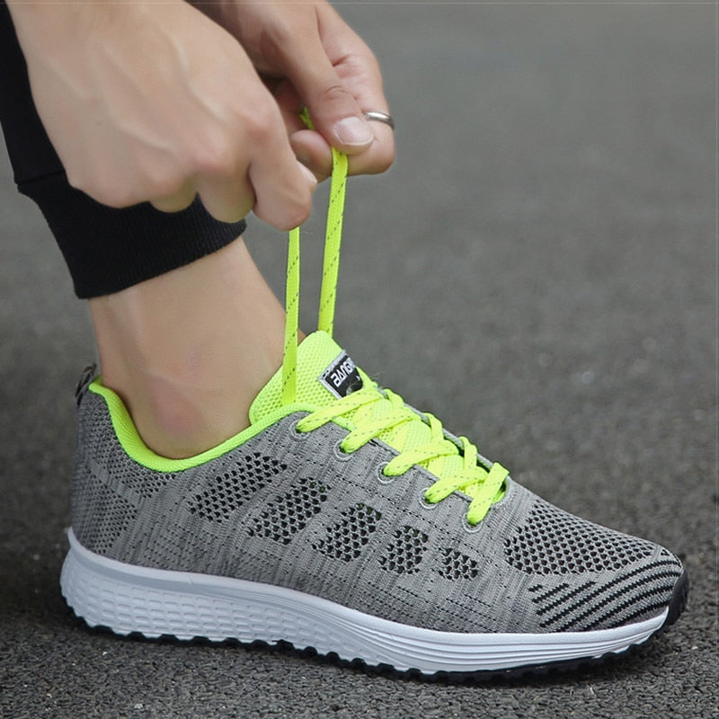Elara Lace-Up Walking Sneakers