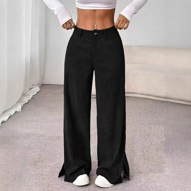 Petra Comfortable High-Waist Wide-Leg Pants