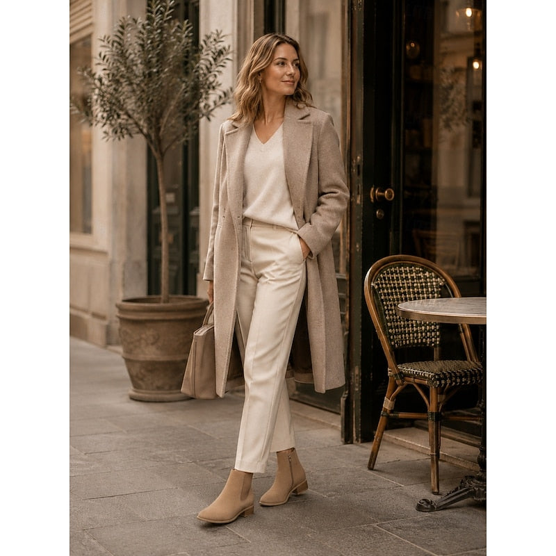 Adriana Pointed Toe Block Heel Ankle Boots