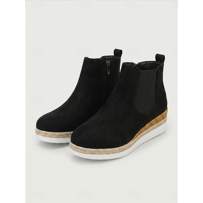 Paloma Wedge Ankle Boots