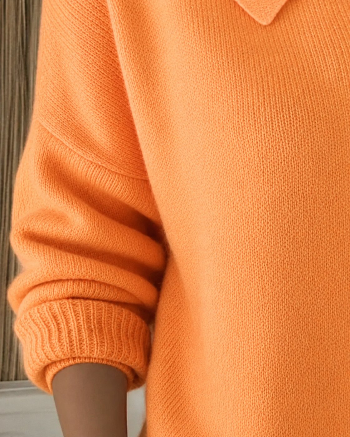 Matilda Relaxed Collared Knit Cardigan