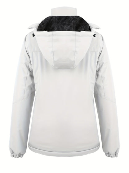 Solenne Waterproof Fleece-Lined Ski Jacket