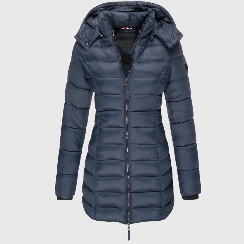 Rosamund Long Hooded Down Jacket
