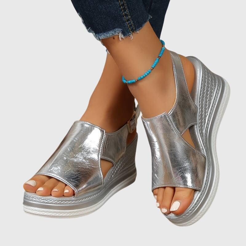 Marielle Shiny Orthopedic Sandals