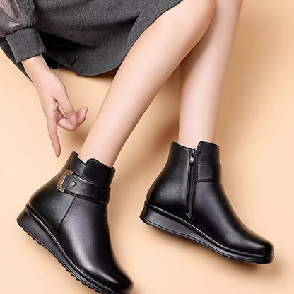 Marcella Buckle Ankle Boots