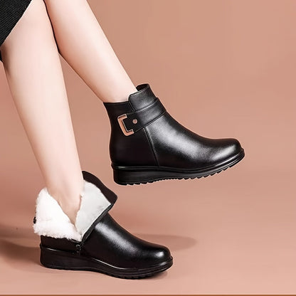 Marcella Buckle Ankle Boots