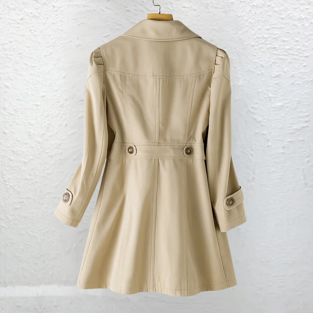 Renata Vintage Trench Collar Coat