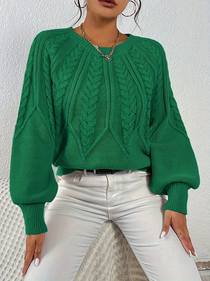 Lisandra Relaxed Cable-Knit Sweater