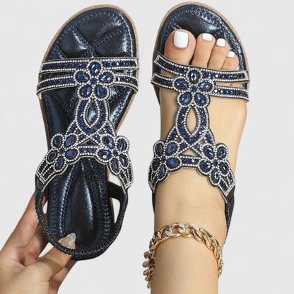 Mirella Beaded Orthopedic Sandals