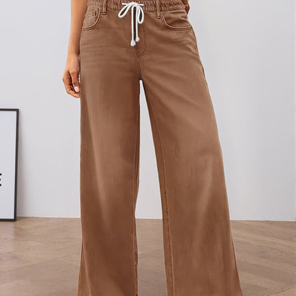 Mireille Stretch Wide-Leg Lounge Pants