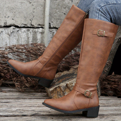 Cassia Knee-High Riding Boots