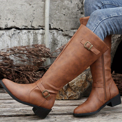 Cassia Knee-High Riding Boots