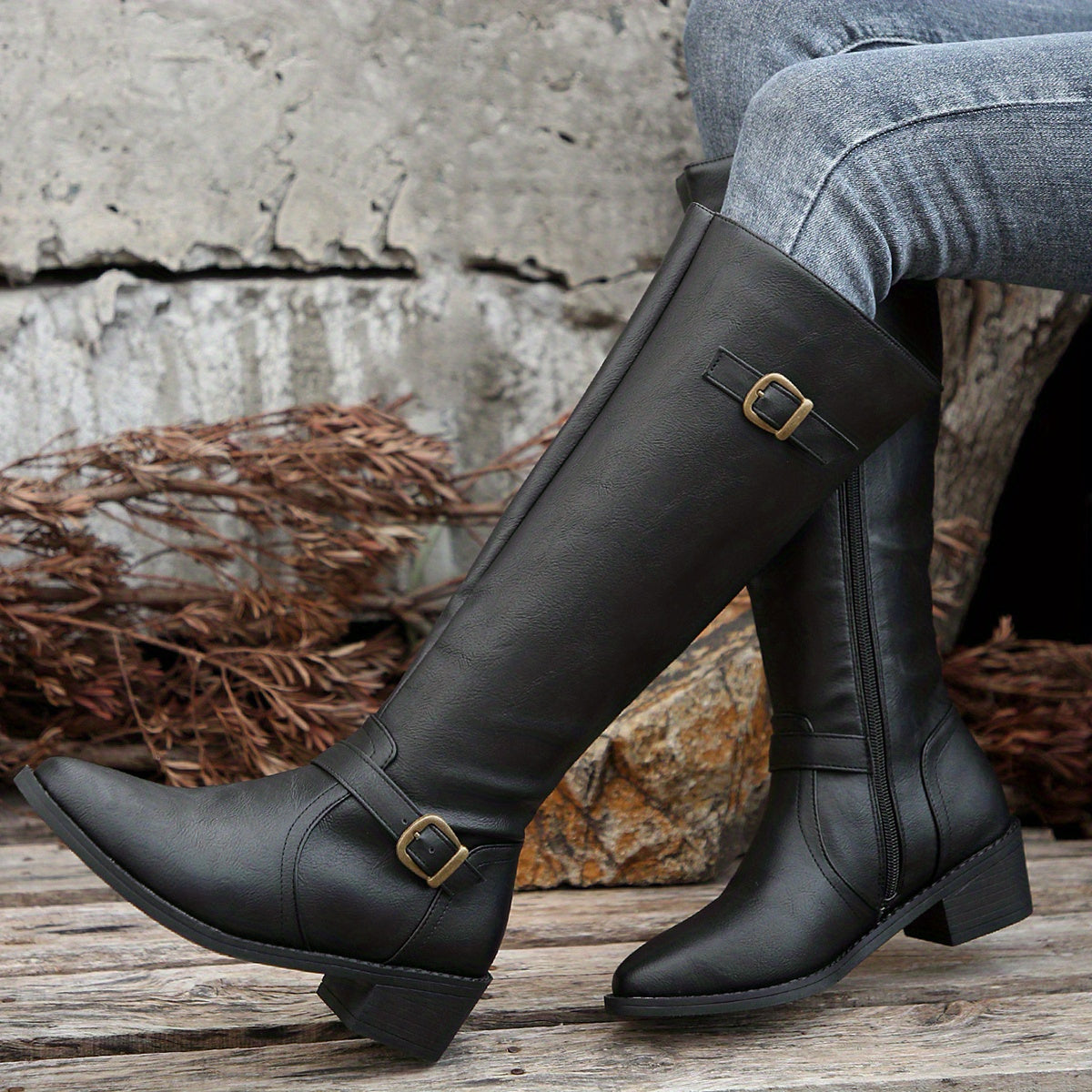 Cassia Knee-High Riding Boots