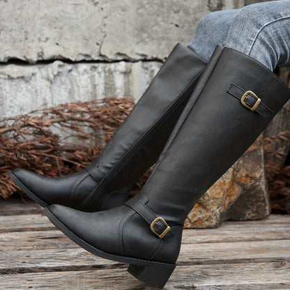 Cassia Knee-High Riding Boots