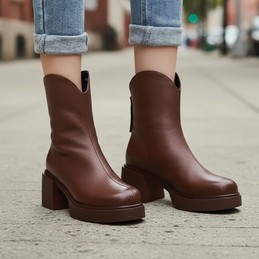 Cassiana Vegan Leather Chelsea Boots