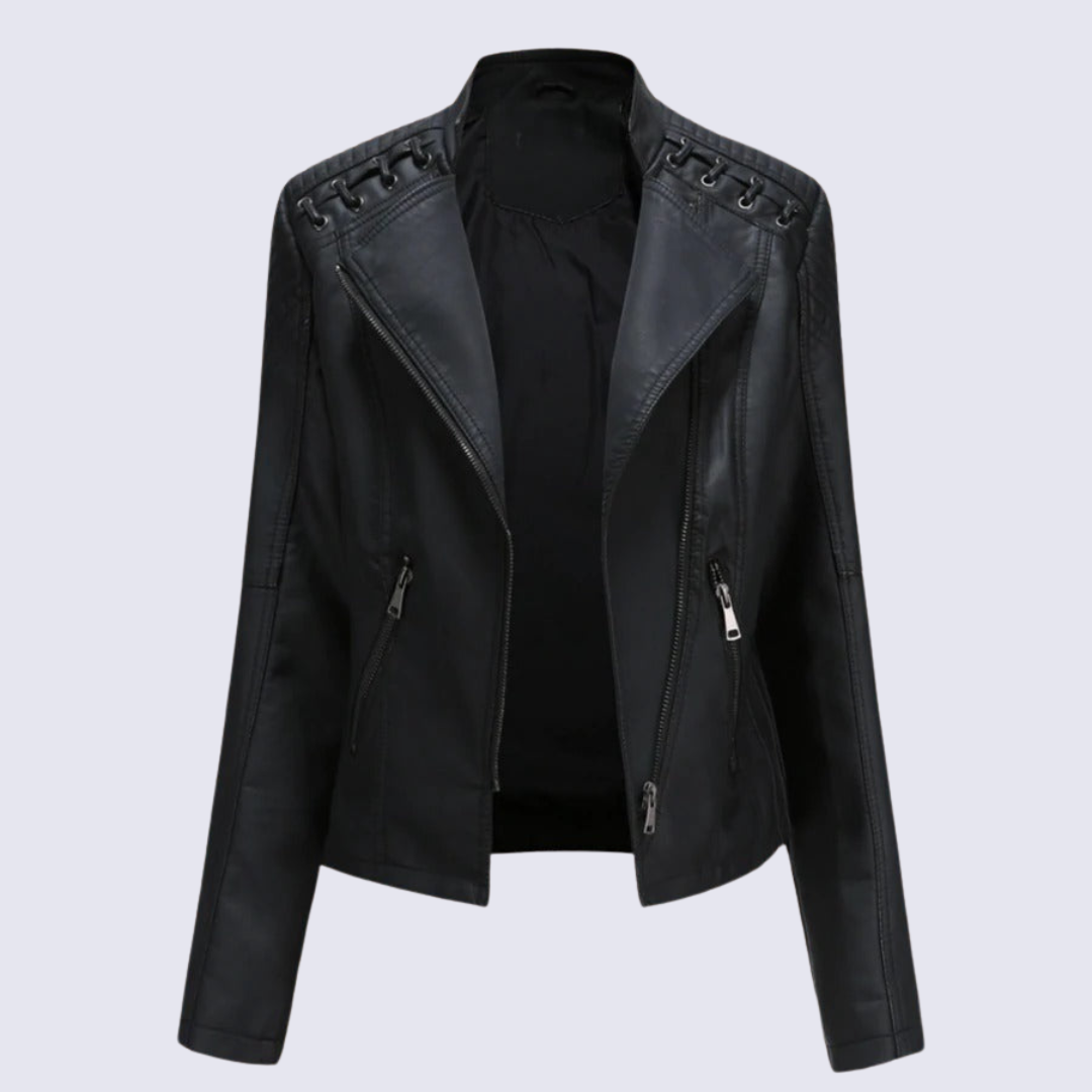 Calista Faux Leather Jacket