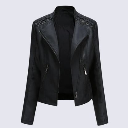 Calista Faux Leather Jacket