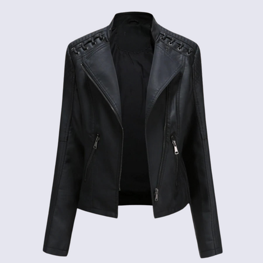 Calista Faux Leather Jacket