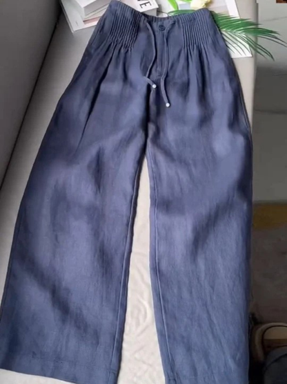 Odessa Lace Wide-Leg Dress Pants
