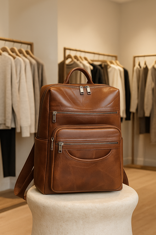 Aviana Leather Backpack