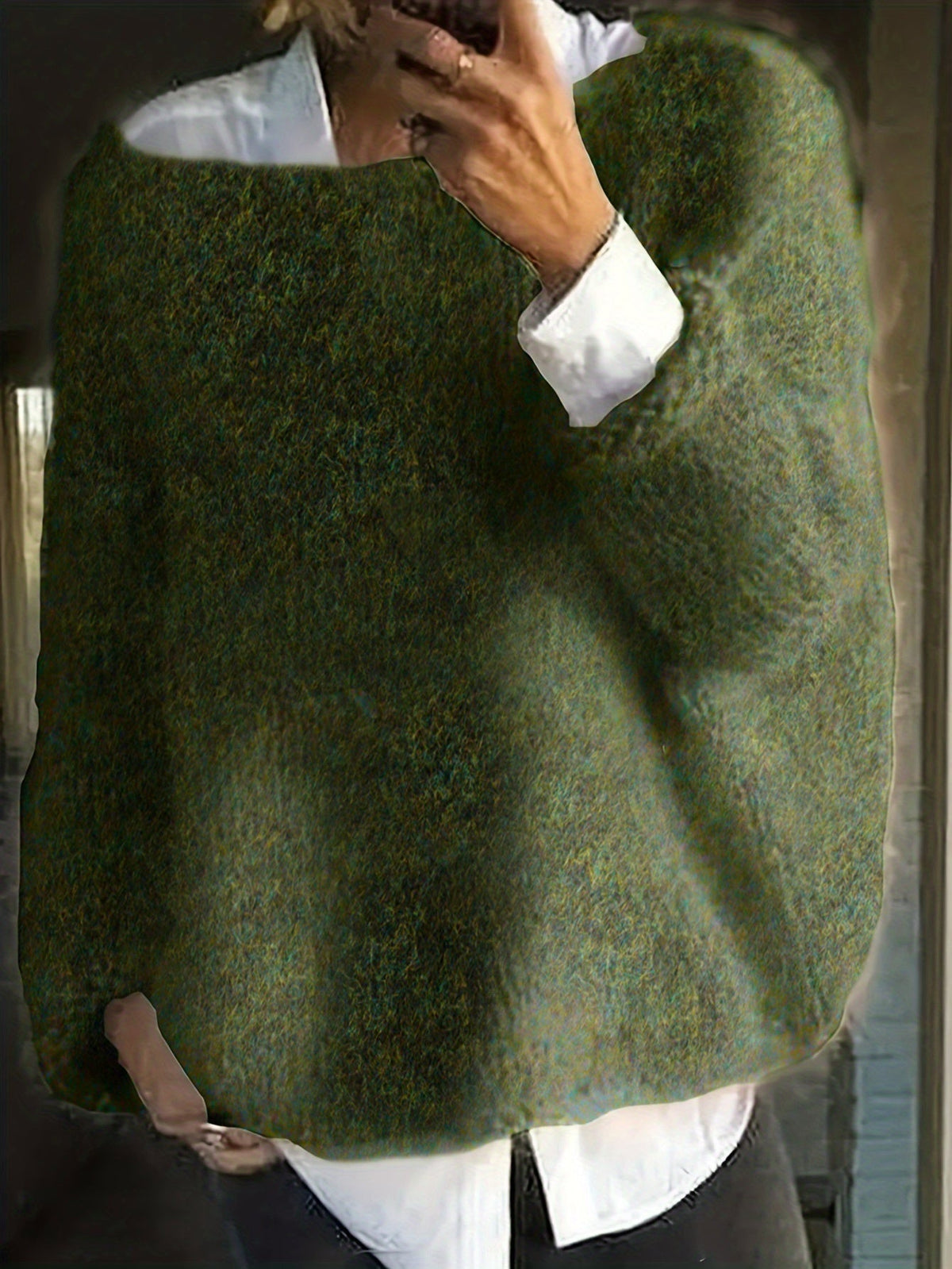 Natalina Relaxed Crew-Neck Knit Sweater