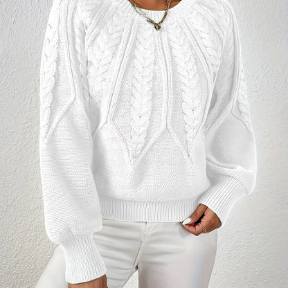 Lisandra Relaxed Cable-Knit Sweater
