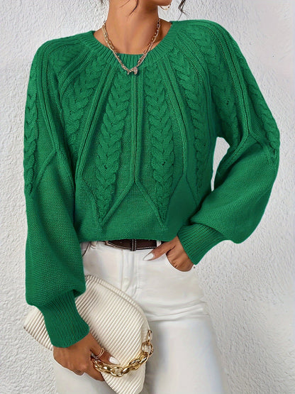 Lisandra Relaxed Cable-Knit Sweater