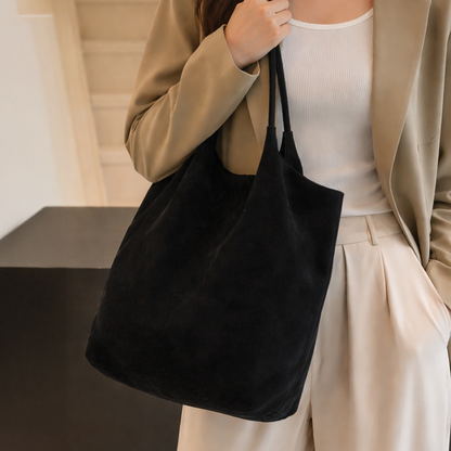 Giselle Suede Tote Bag