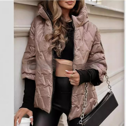 Leora Quilted Hooded Puffer Jacket