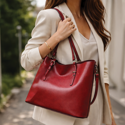 Marguerite Vegan Leather Tote Bag