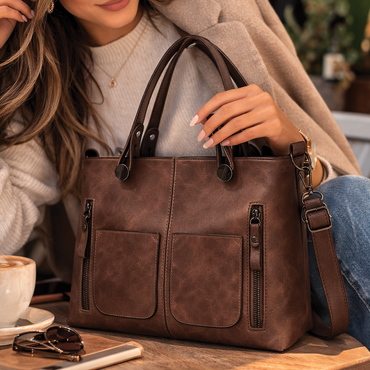 Seraphine Structured Vegan Leather Tote