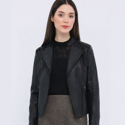 Calista Faux Leather Jacket