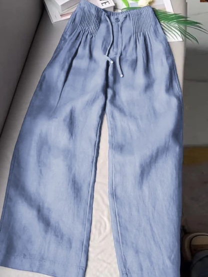 Odessa Lace Wide-Leg Dress Pants