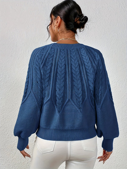 Lisandra Relaxed Cable-Knit Sweater