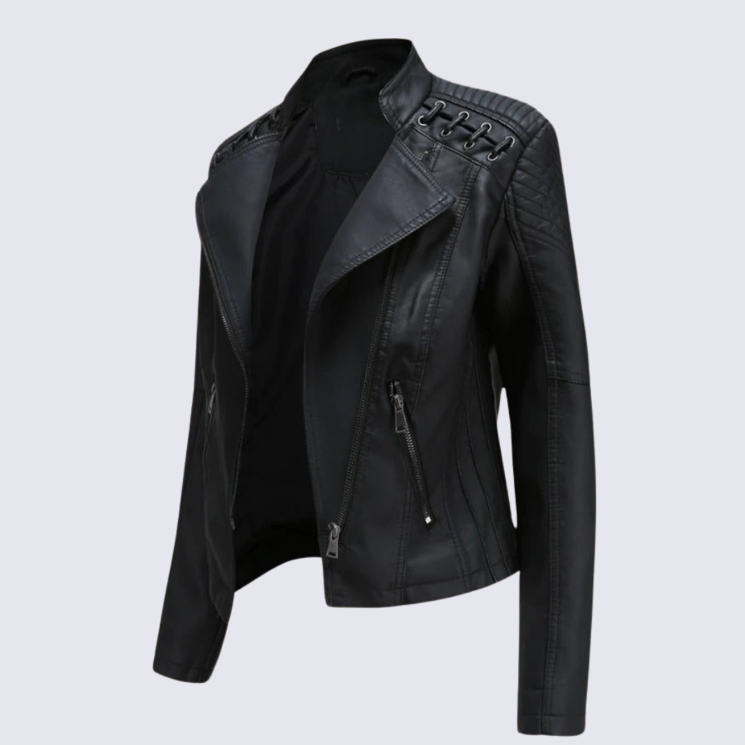 Calista Faux Leather Jacket
