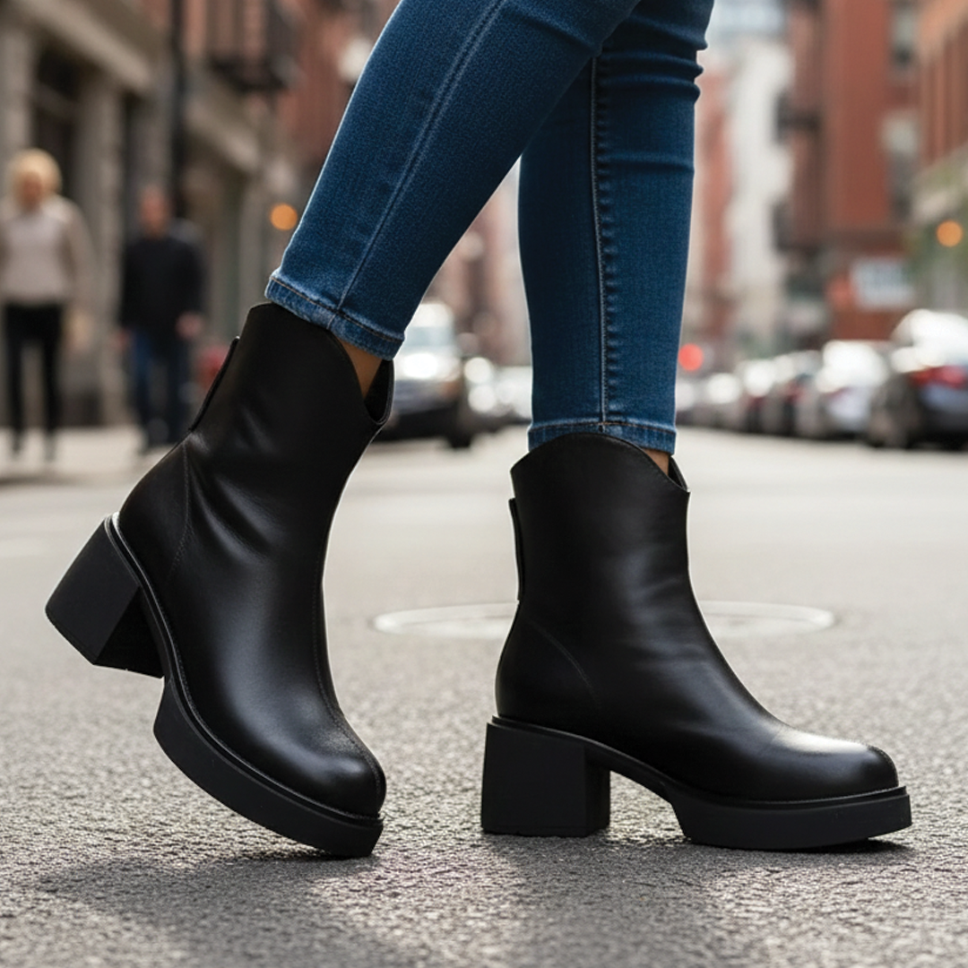 Cassiana Vegan Leather Chelsea Boots
