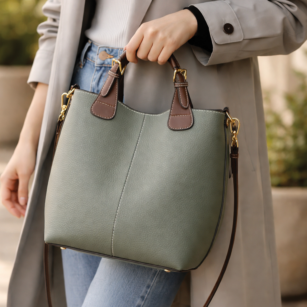 Elowen Vegan Leather Tote Bag