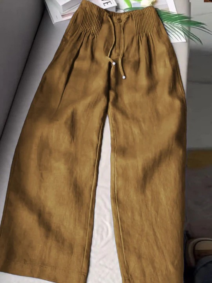 Odessa Lace Wide-Leg Dress Pants