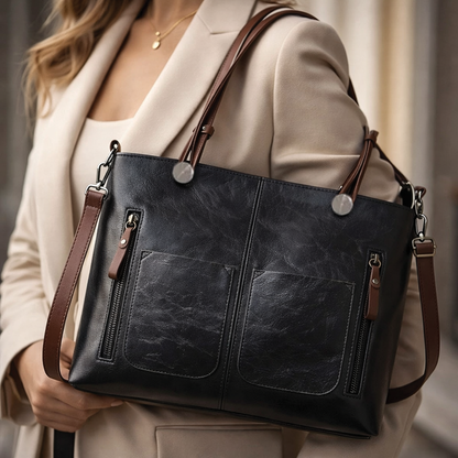 Seraphine Structured Vegan Leather Tote