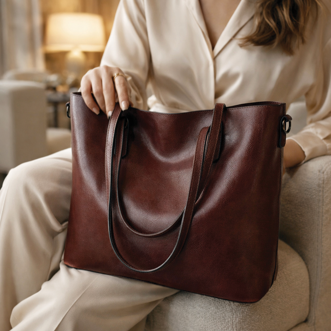 Marguerite Vegan Leather Tote Bag