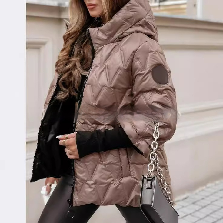 Leora Quilted Hooded Puffer Jacket