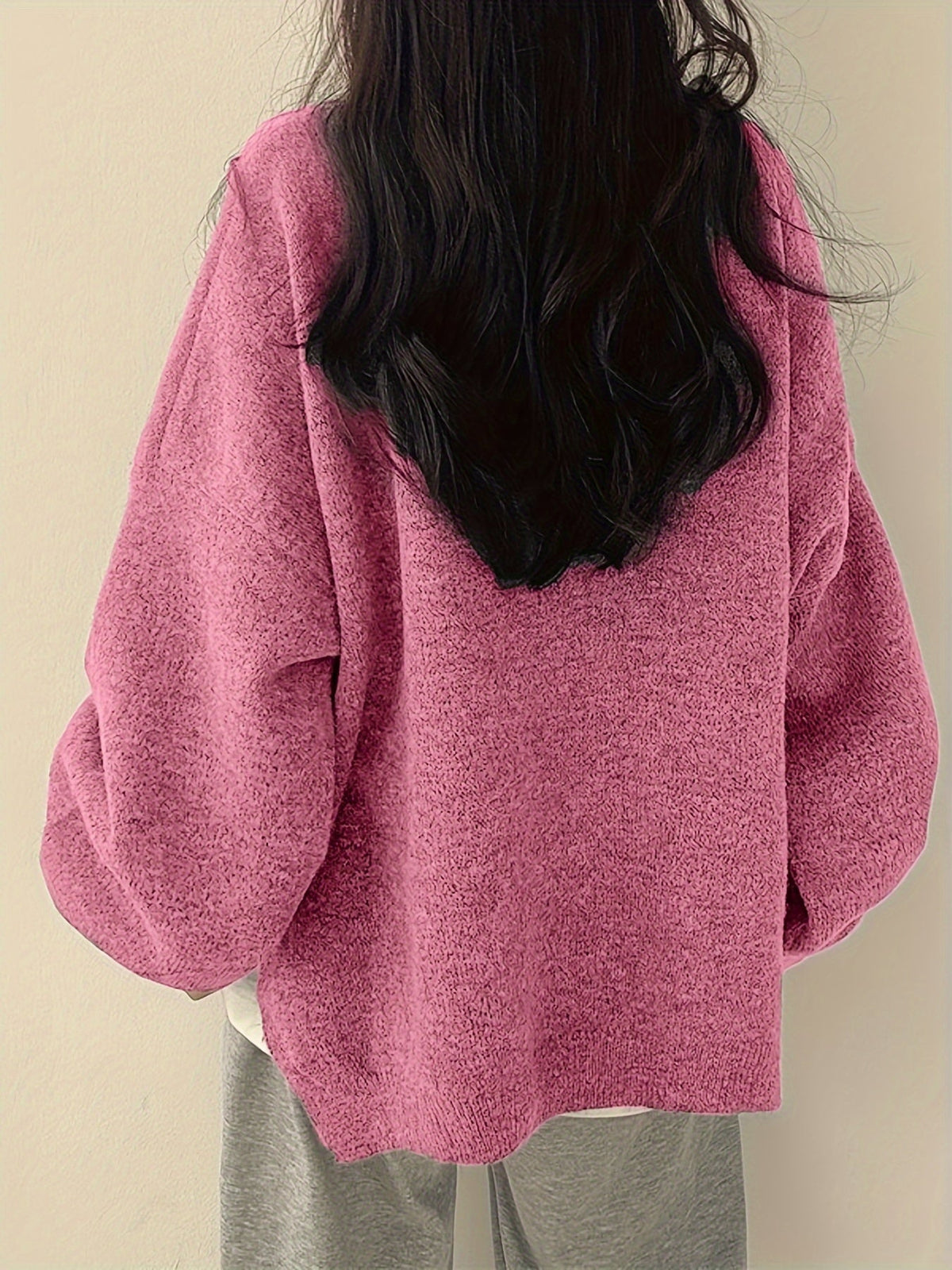 Floriane Oversized Balloon Sleeve Sweater