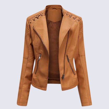 Calista Faux Leather Jacket