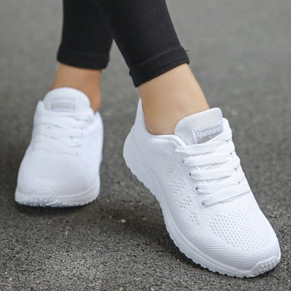 Elara Lace-Up Walking Sneakers
