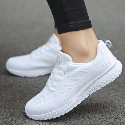 Elara Lace-Up Walking Sneakers