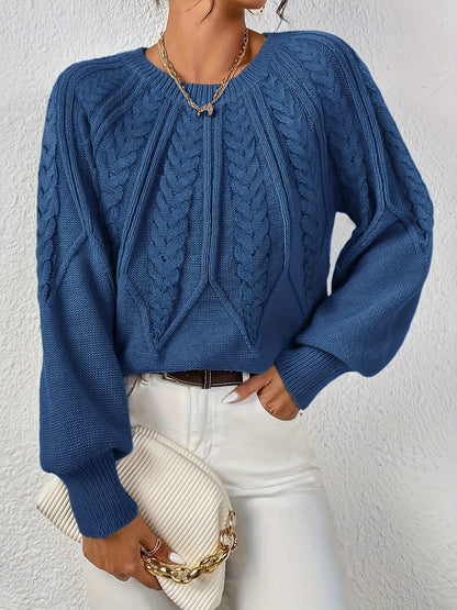 Lisandra Relaxed Cable-Knit Sweater
