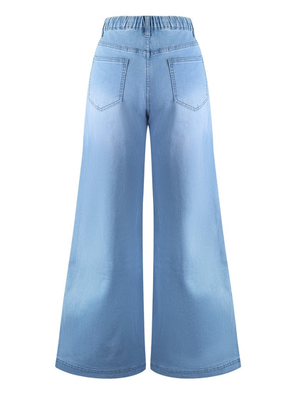 Mireille Stretch Wide-Leg Lounge Pants